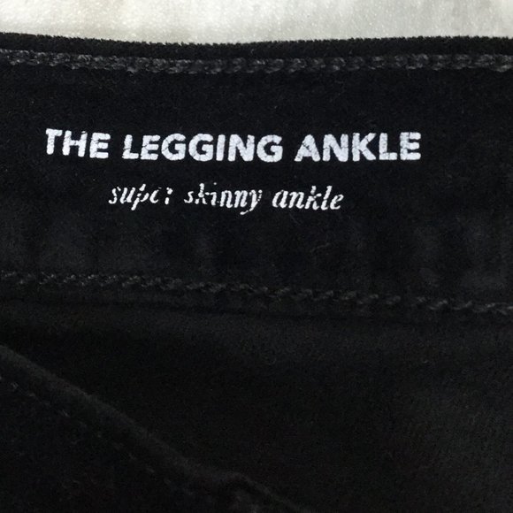 AG Adriano Goldschmied Black Super Skinny The Legging Ankle Jean 24 - Picture 9 of 12